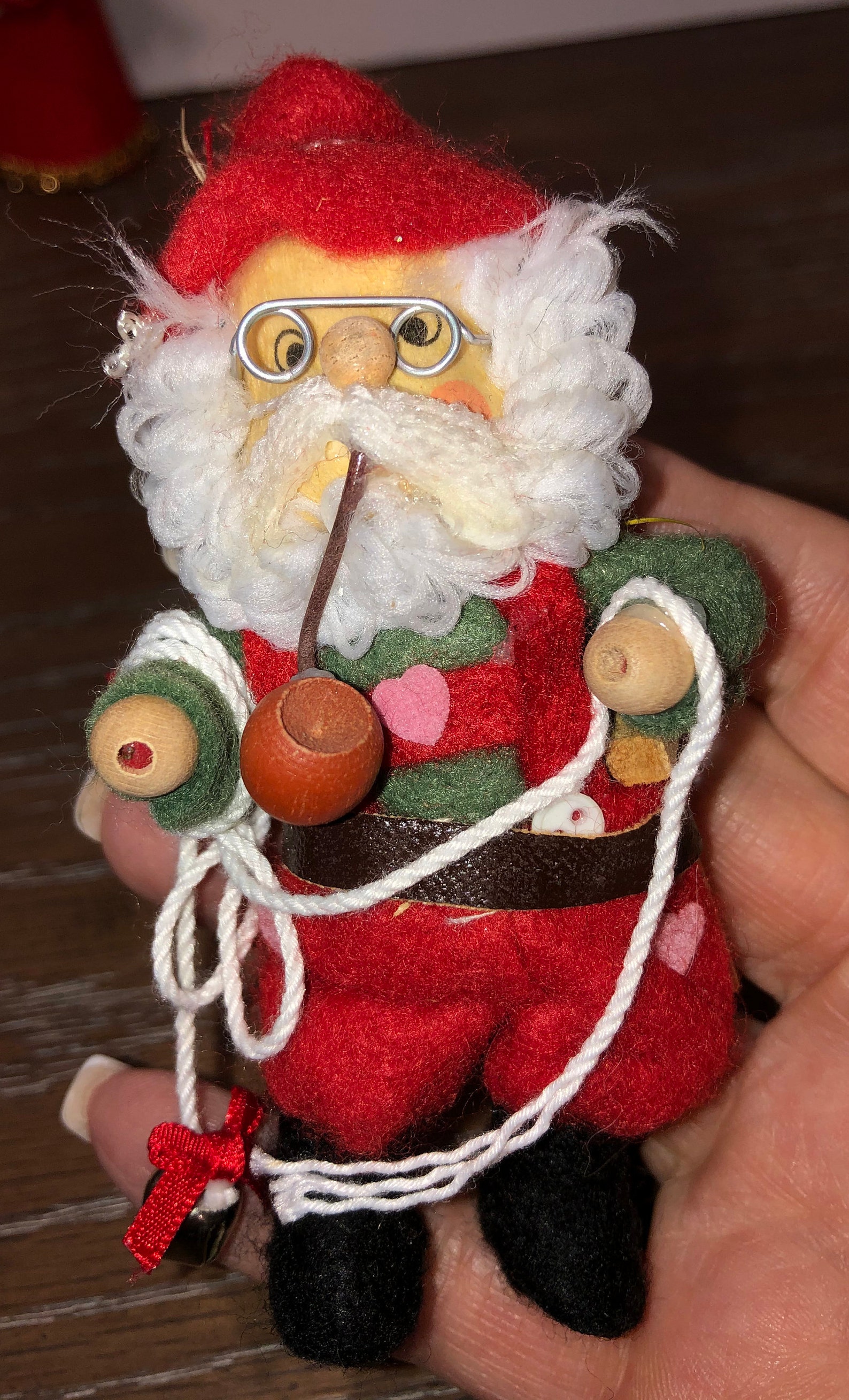 4 Vintage Japan Ornaments 2 Cardboard Angel Ornament Santa Etsy