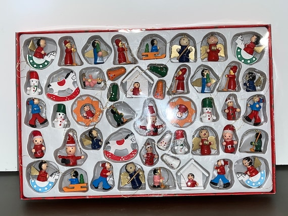 【ヴィンテージ品】カートアドラー ディズニー クリスマスオーナメント 6体セット カート・アドラー木製オーナメント48個、カート・アドラー木製ミニ