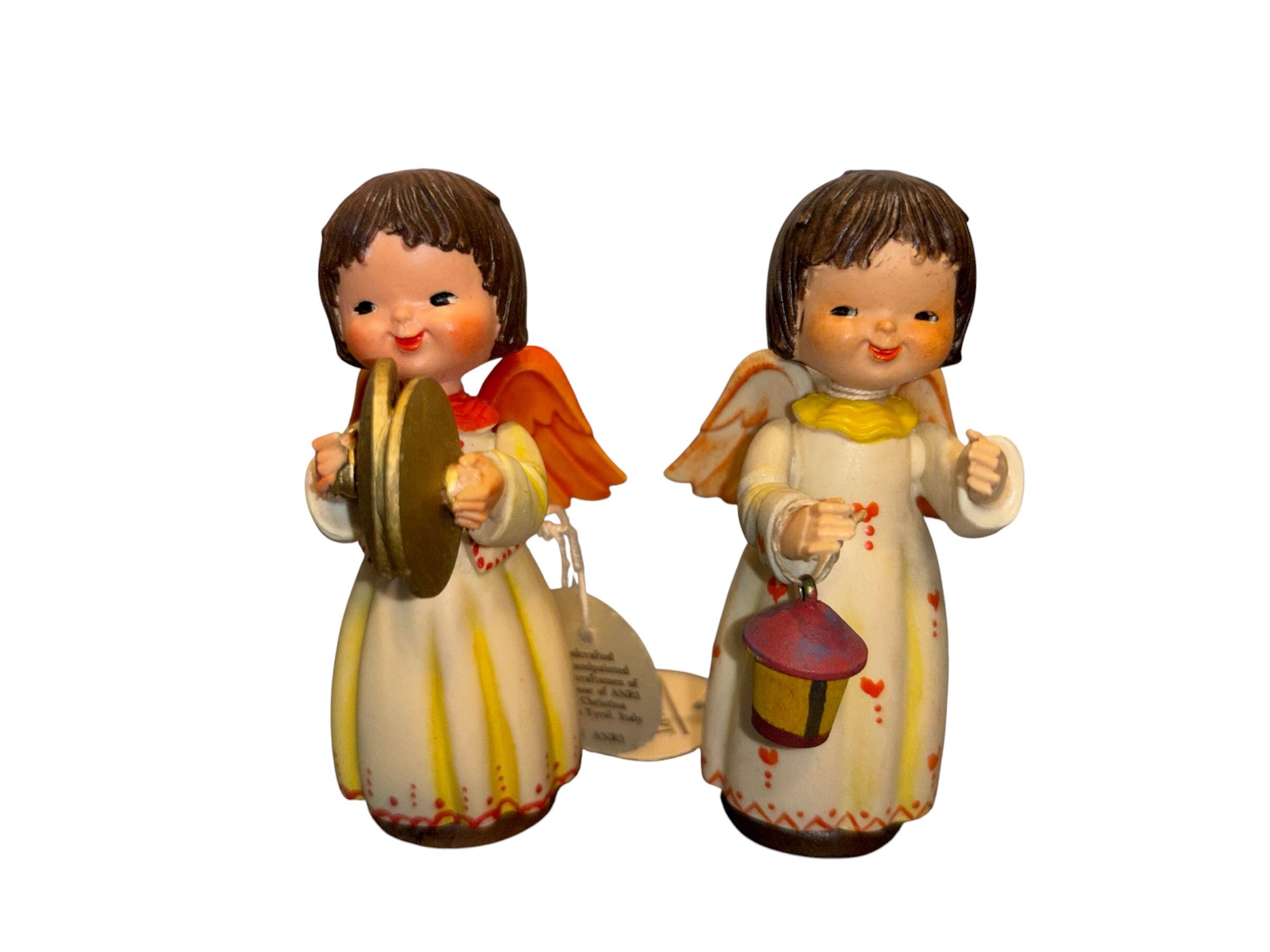 美術品・アンティーク・コレクション ANRI 人形 少女とアヒル イタリア