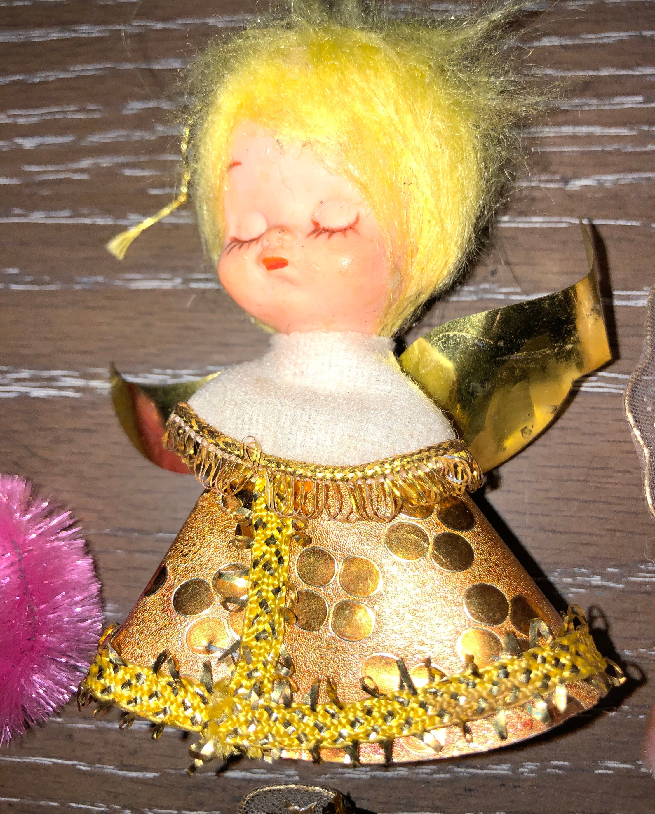 4 Little Vintage Japan Angels Cardboard Angel Japan Net Etsy