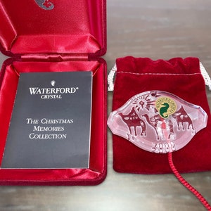 Vintage Waterford Nativity Ornament, Waterford 2000 Nativity, Nativity Ornament, Waterford 2000 Nativity in Box