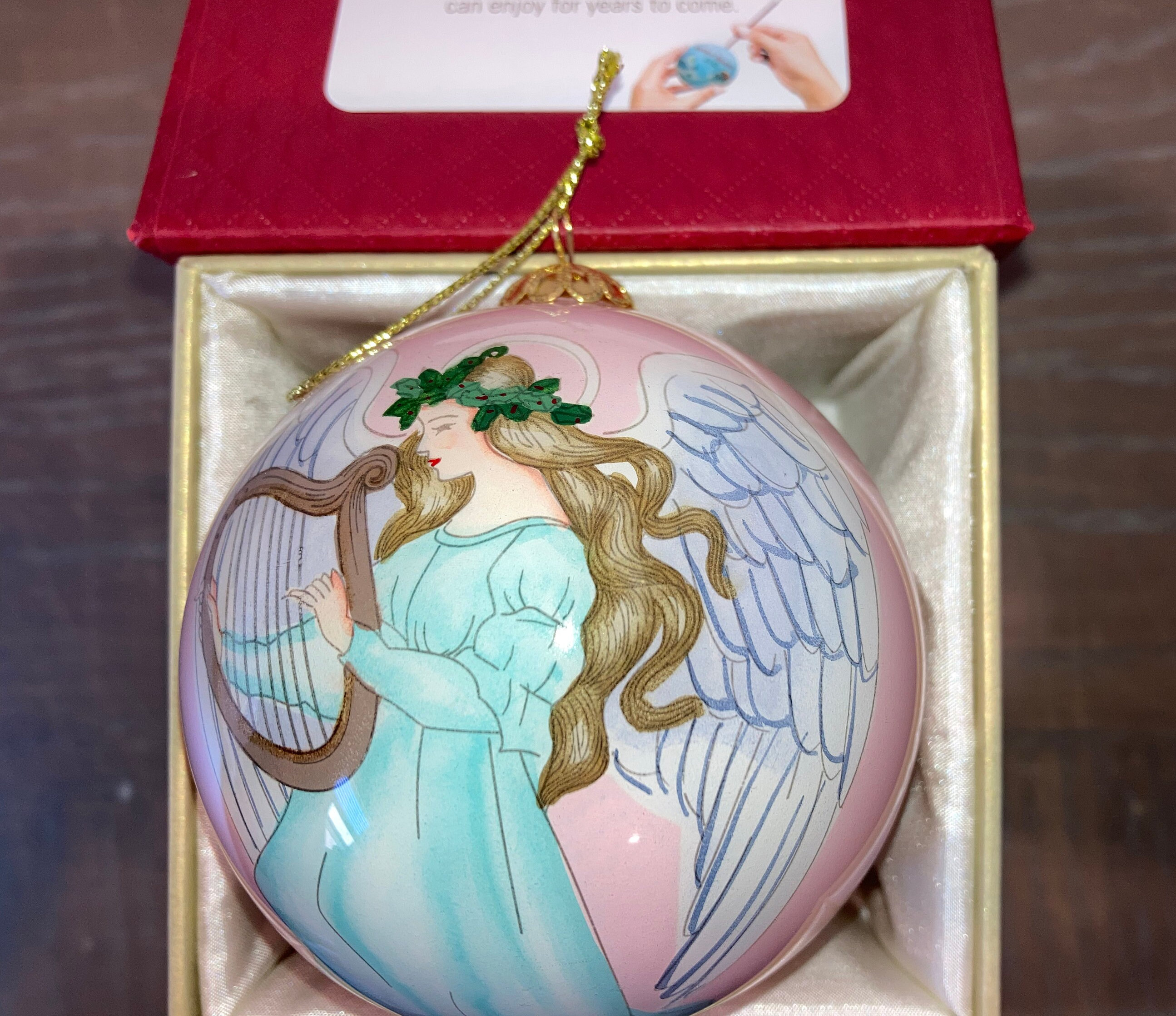 Li Bien Angel 2021 Ornament Li Bien Glass Hand Painted Angel Etsy