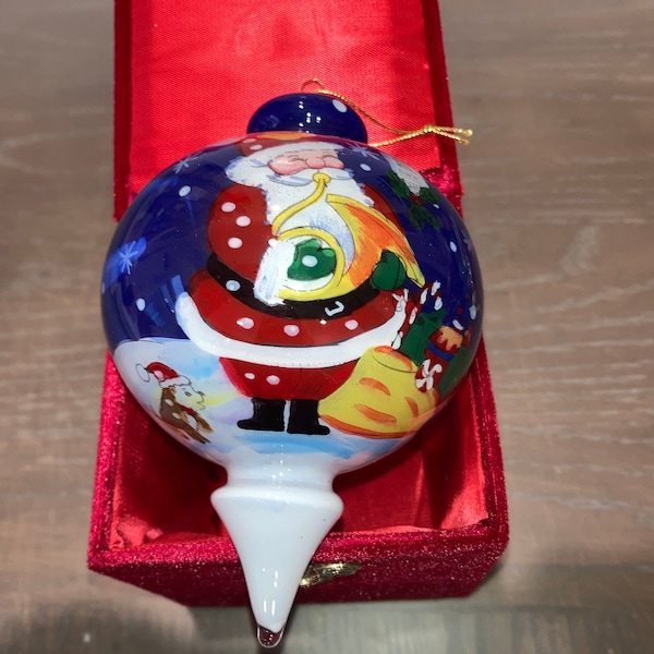 Li Bien 2012 サンタ オーナメント、Li Bien ラージ トップシェイプ 2012 オーナメント、Li Bien クリスマス グリーティング 2012、Li Bien 6 インチ サンタ トップ オーナメント