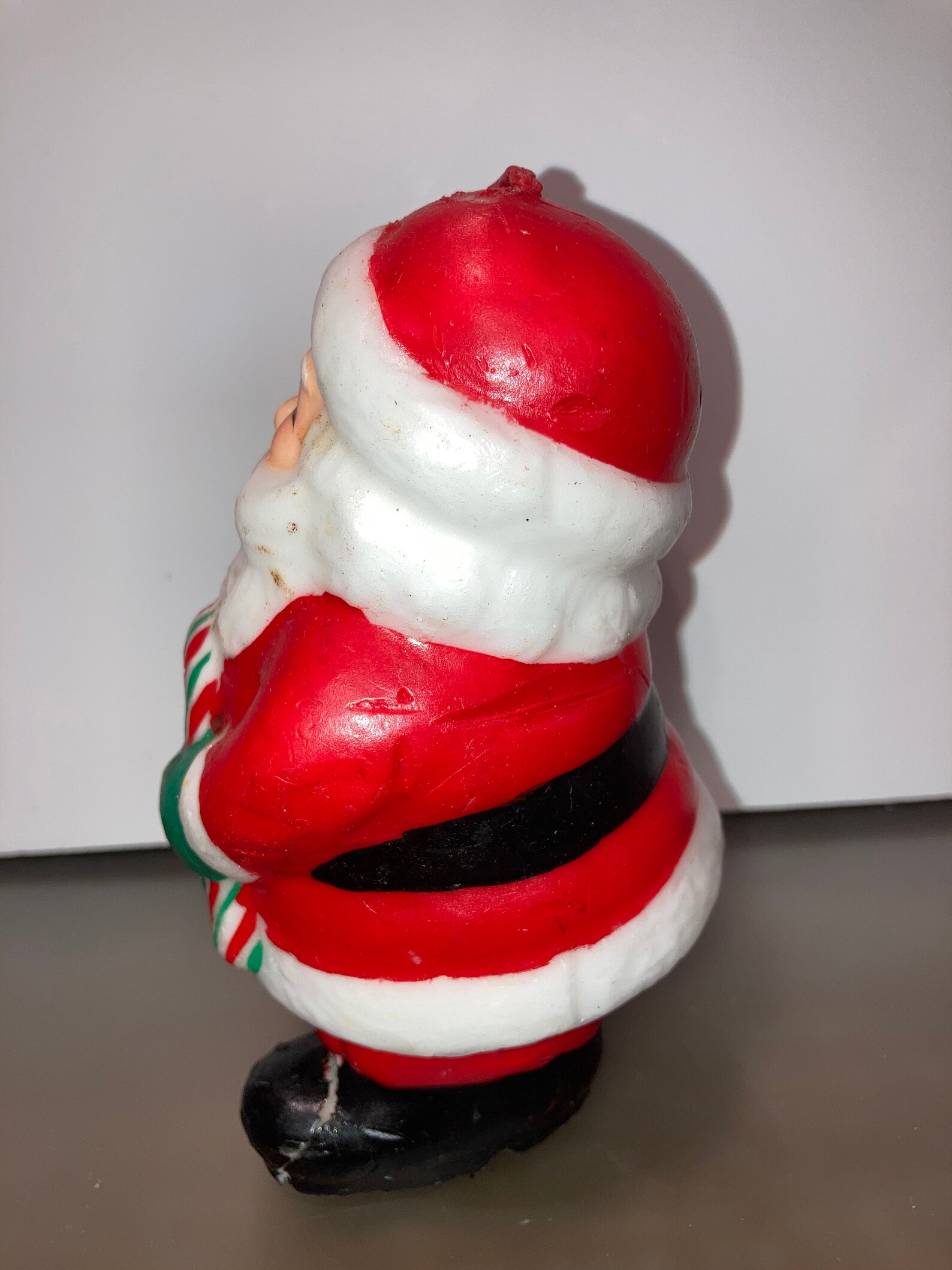 Large Santa Claus Christmas Candle Vintage 5 Santa Etsy