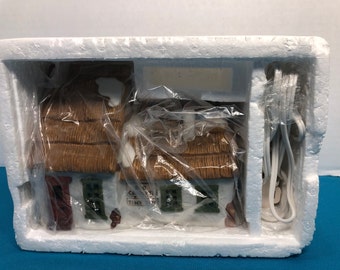 Vintage Dept 56 65005, Dept 56 Bob Cratchit and Tiny Tim, In the box, Vintage Dept 56 Heritage Village, Dept 56 Cottages, Tiny Tim