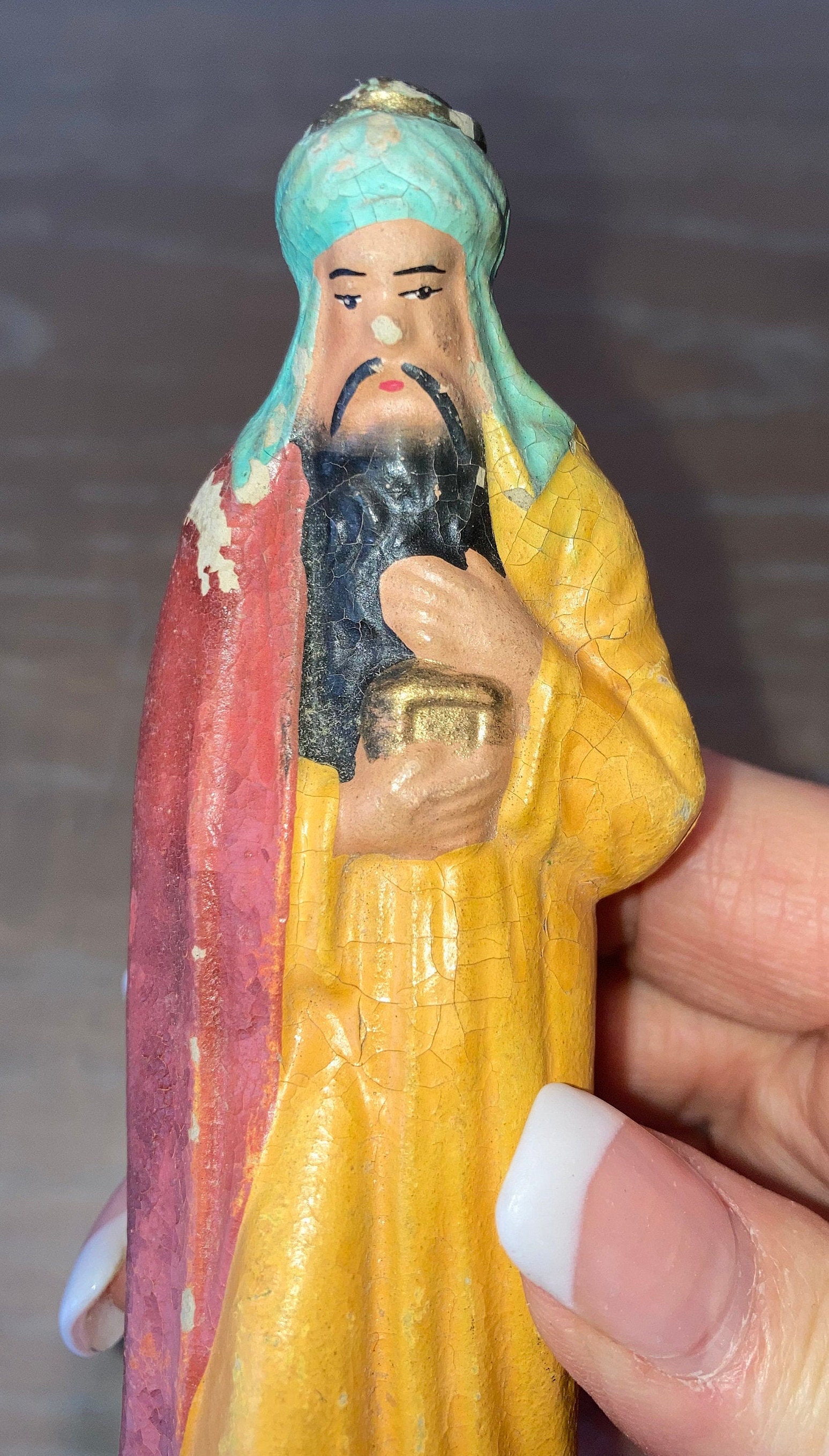 Vintage Nativity King German Nativity King German Nativity Etsy
