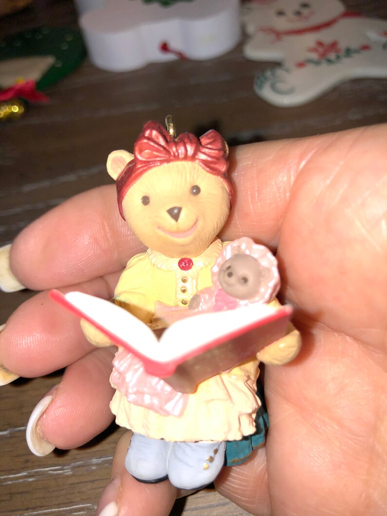 Teddy Bear Ornament Lot Teddy Bear Family Ornaments Winnie Etsy