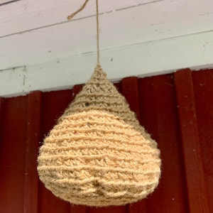 PDF Pattern, Crochet Beehive, Organic Fake Beehive to Keep Bees Away and Protect Your Garden