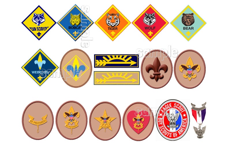 Scout Ranks Edible cake decoration sheet Image frosting topper | Etsy