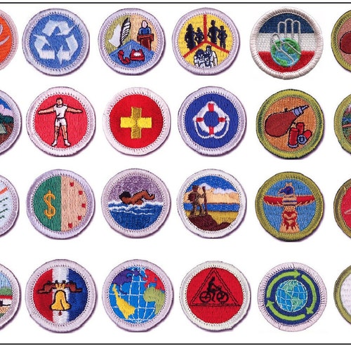 SCOUT Merit Badge Sheet Edible Cake Decoration Image Frosting - Etsy