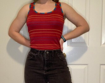 cute striped tank tops