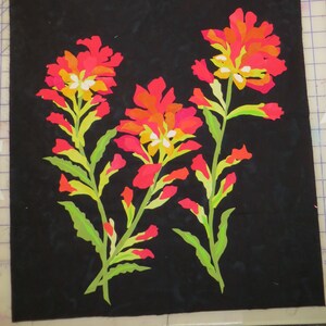 Indian Paintbrush Pattern - Fabulous Fusible Flowers by Melinda Bula Designs