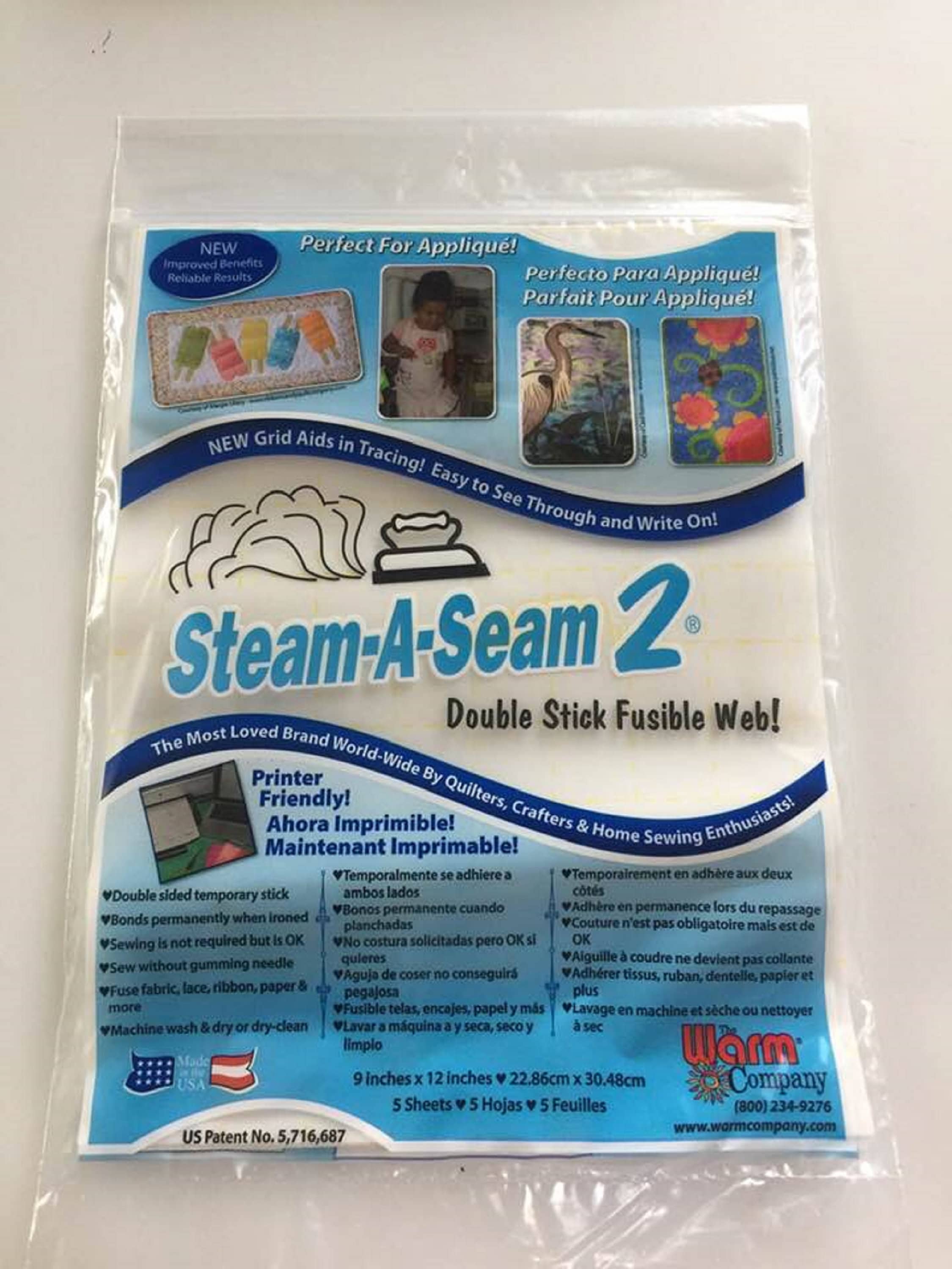 Steam A Seam 2 Lite From Warm Company 9 in x 12 in 5ct