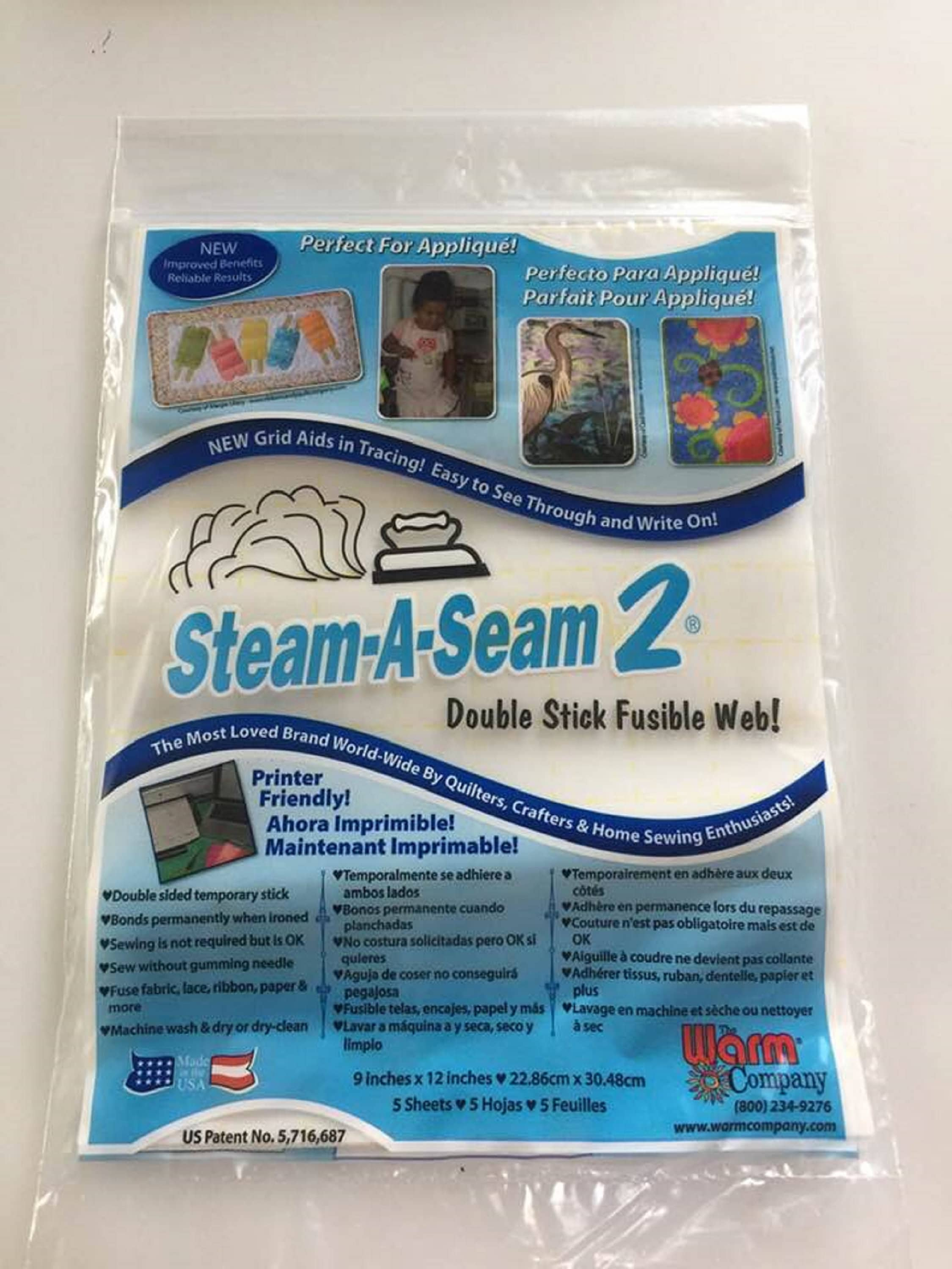 Steam A Seam 2 - 18 ($8.44/yd) – Wooden SpoolsQuilting, Knitting and  More!