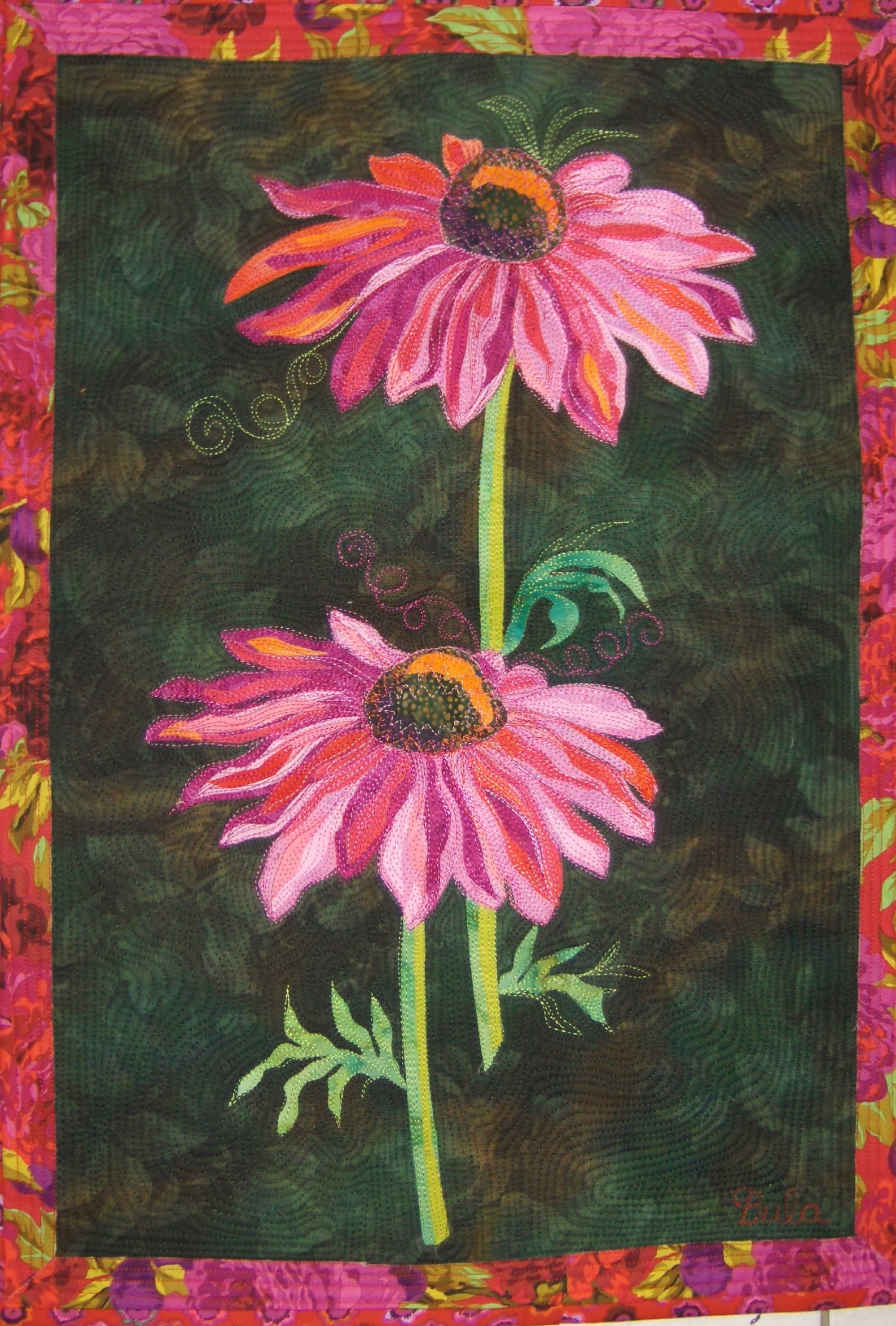 Pink Coneflower Kit Fabulous Fusible Flowers by Melinda Bula Etsy