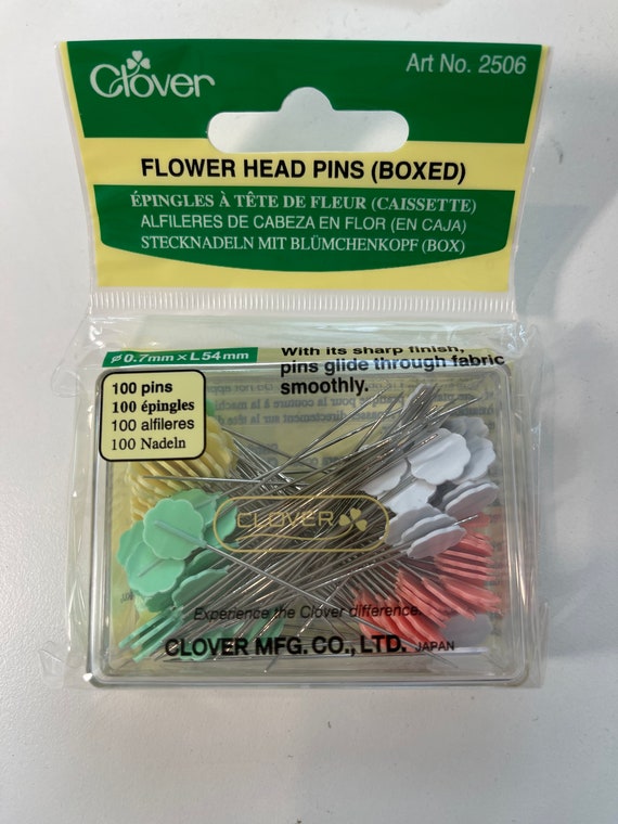 Clover Flower Head Pins Box of 100 From Melinda Bula Etsy