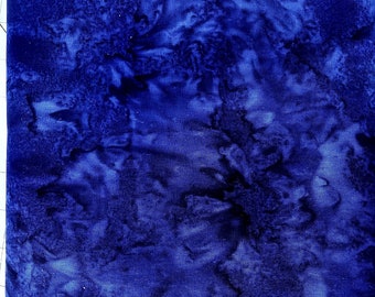 Background Fabric by the Yard- Dark Blue Batik