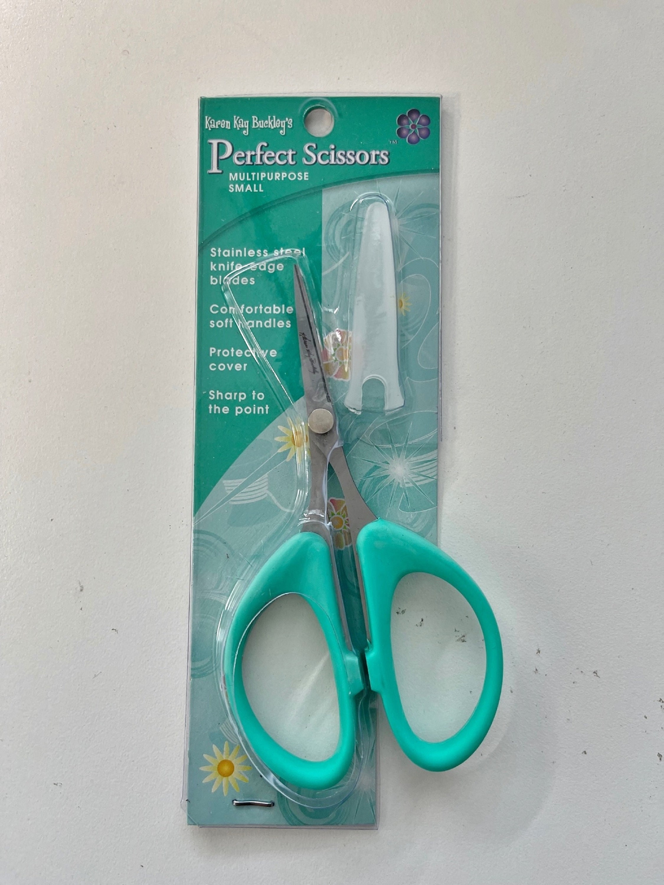 Karen Kay Buckley Perfect 6 | Metal-Blue | Pack of 1 Scissors
