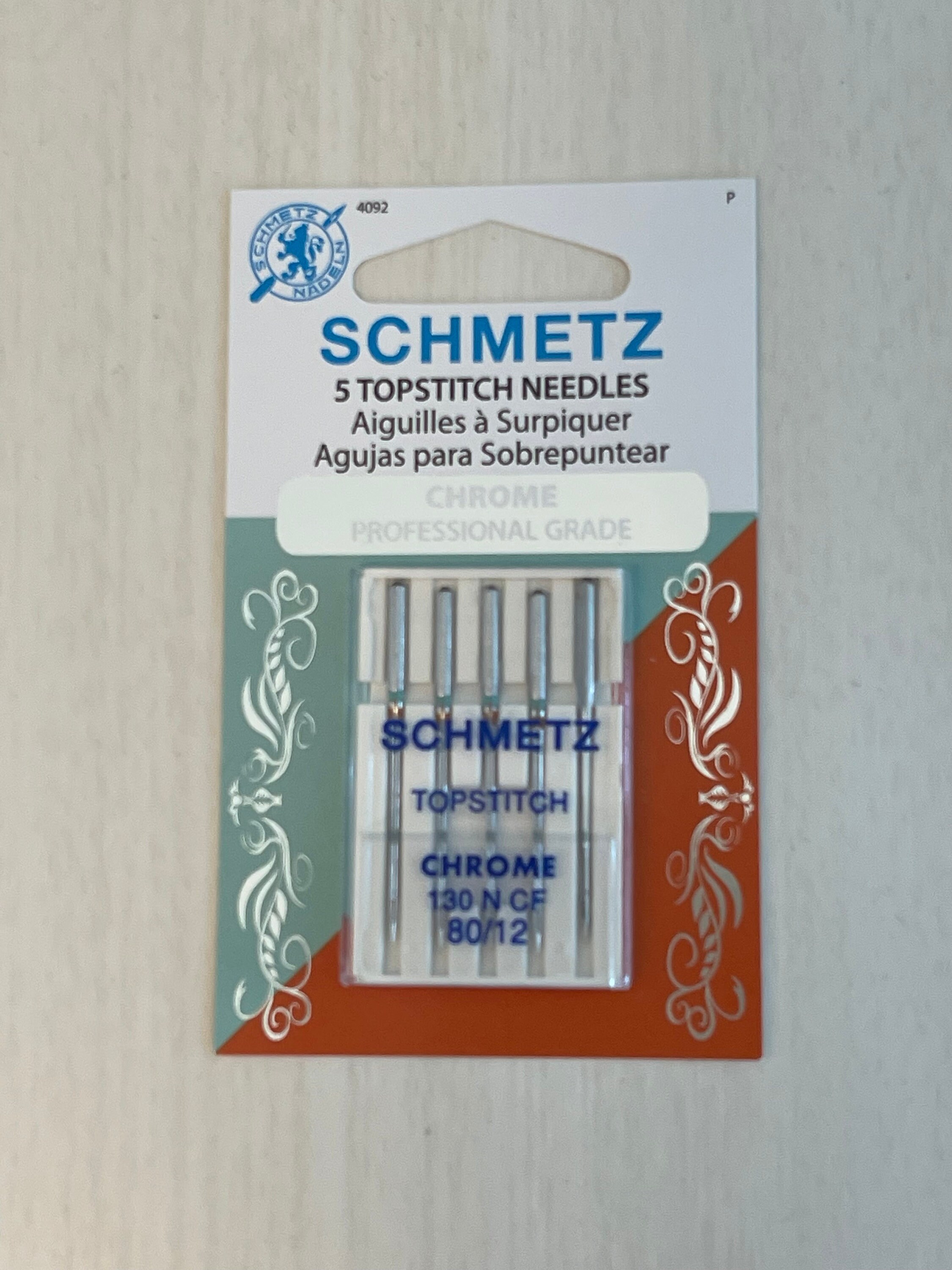 Top Stitch Machine Needles Size 80/12 or 90/ 14 by Schmetz Etsy
