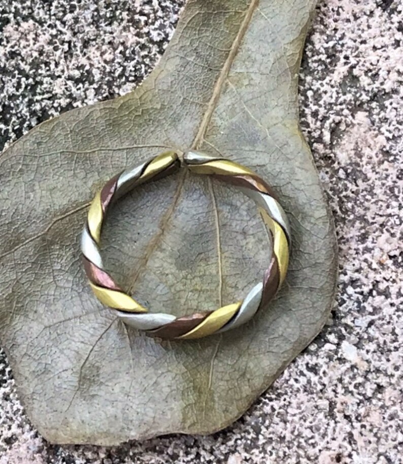 3 Metal Ring healing ring arthritis healing copper brass Etsy
