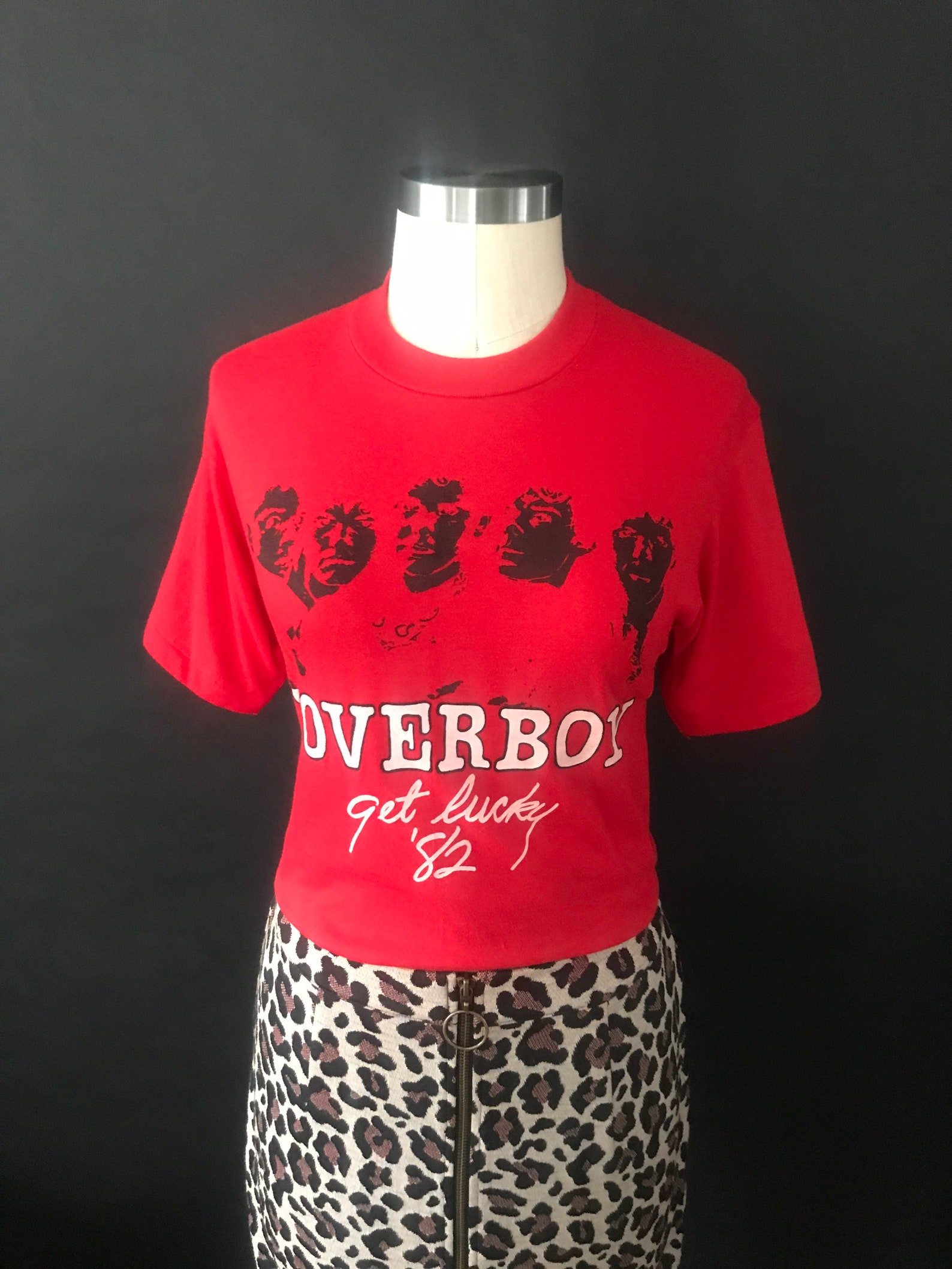 Vintage '82 Loverboy Tour T shirt in great shape Fits | Etsy