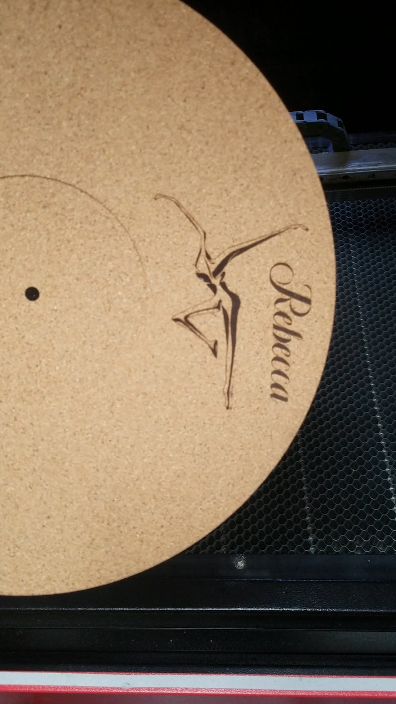 Custom Turntable Slipmat Antistatic Cork Mat 1/8 Etsy