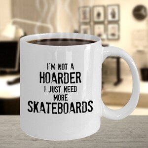 Skateboard Mug 11oz, Funny Skateboarder Gift Idea, Skateboard Dad Coffee Mug, Skateboarding Coffee Cup