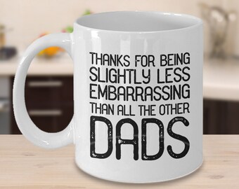 Taza divertida de papá, taza del día del padre, taza de café para papá, regalo divertido para papá