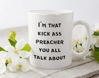 Funny Preacher Gift - Preacher Coffee Mug - Don't Make Me Use My Preacher  Voice - Etsy