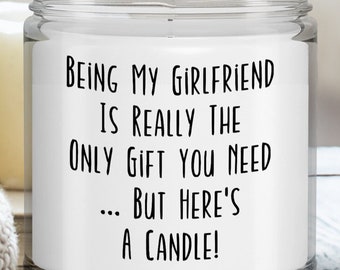 Freundin Geschenke, Lustige Kerze für Freundin, Geschenk vom Freund, Freundin Geburtstagsgeschenke für Frauen, Knebelgeschenk - meine Freundin sein