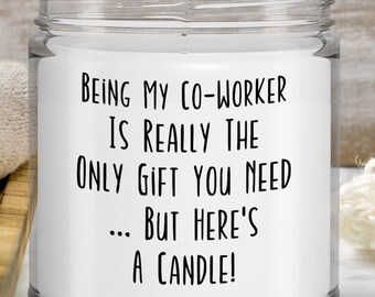 Co-Worker Kerze, lustige Geschenke für Mitarbeiter, Geschenke von Kollegen, Mitarbeiter Geburtstagsgeschenke, lustige Bürokerze - Sein mein Kollege