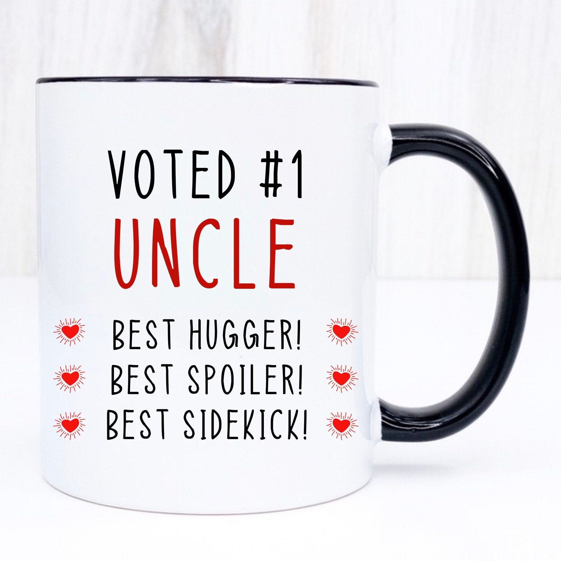 Best Uncle Coffee Mug, 1 Uncle Gift Idea, Birthday, Father's Day