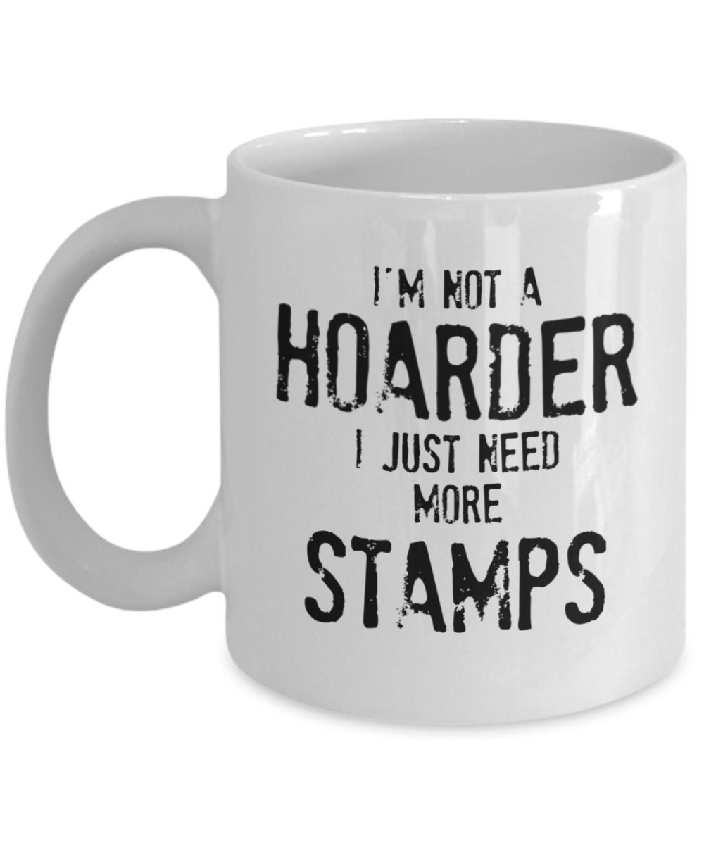 Stamp Collector Mug, Stamp Collector Gifts, Funny Stamp Collector Gift