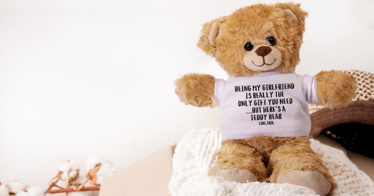 DOLDOA Grand ours en peluche en peluche pour petite amie et enfant