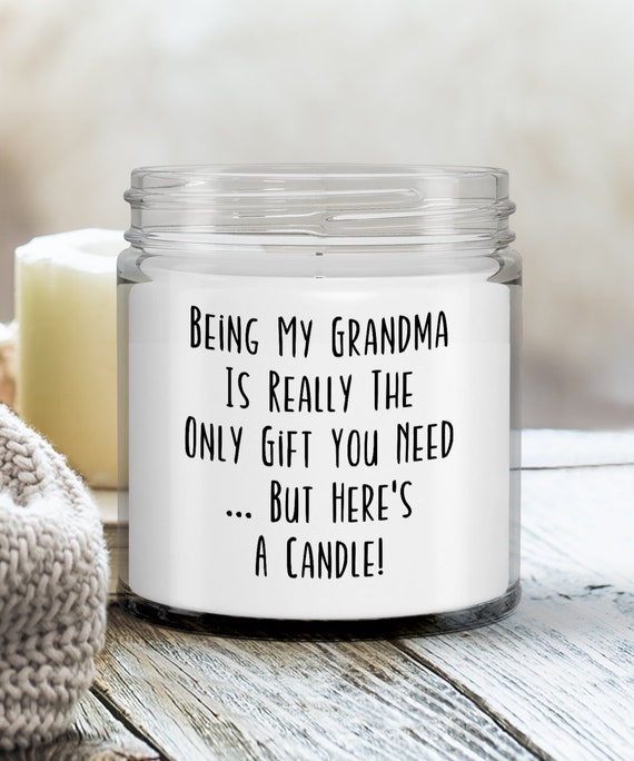 Grandma Candle Funny Grandma Gifts Gifts from Granddaughter Etsy
