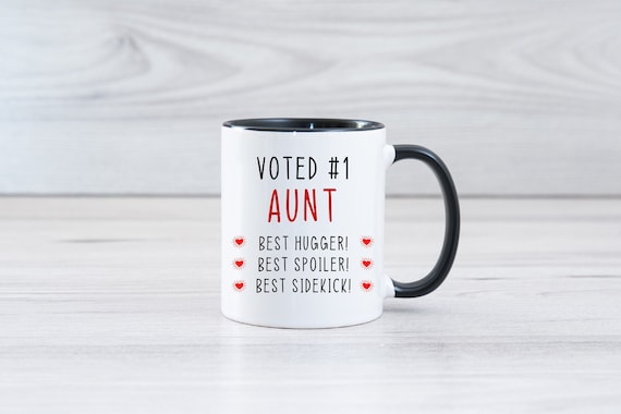 1 aunt coffee mug Aunt Like A Mom, Only Cooler! Coffee Mug main image 0