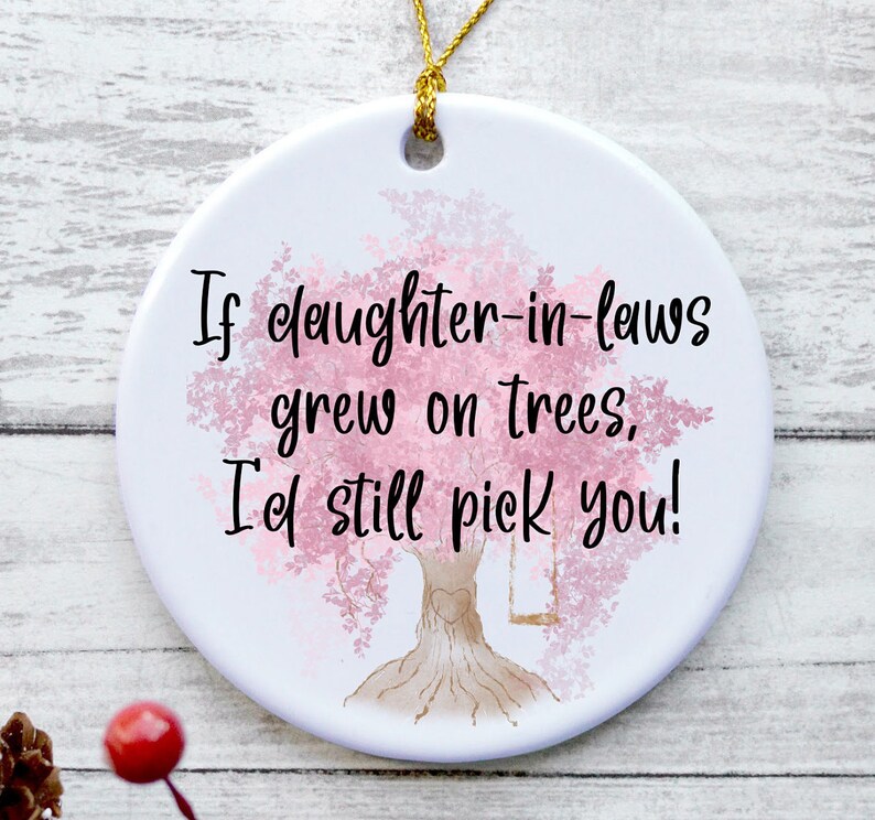 Daughter-In-Law Ornament Daughter In Law Christmas Gifts | Etsy