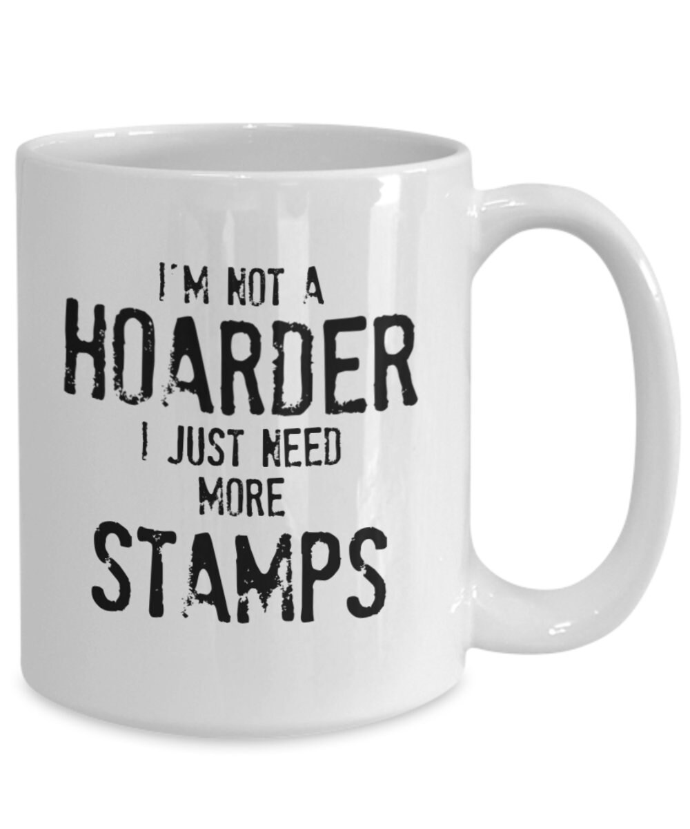 Stamp Collector Mug, Stamp Collector Gifts, Funny Stamp Collector Gift