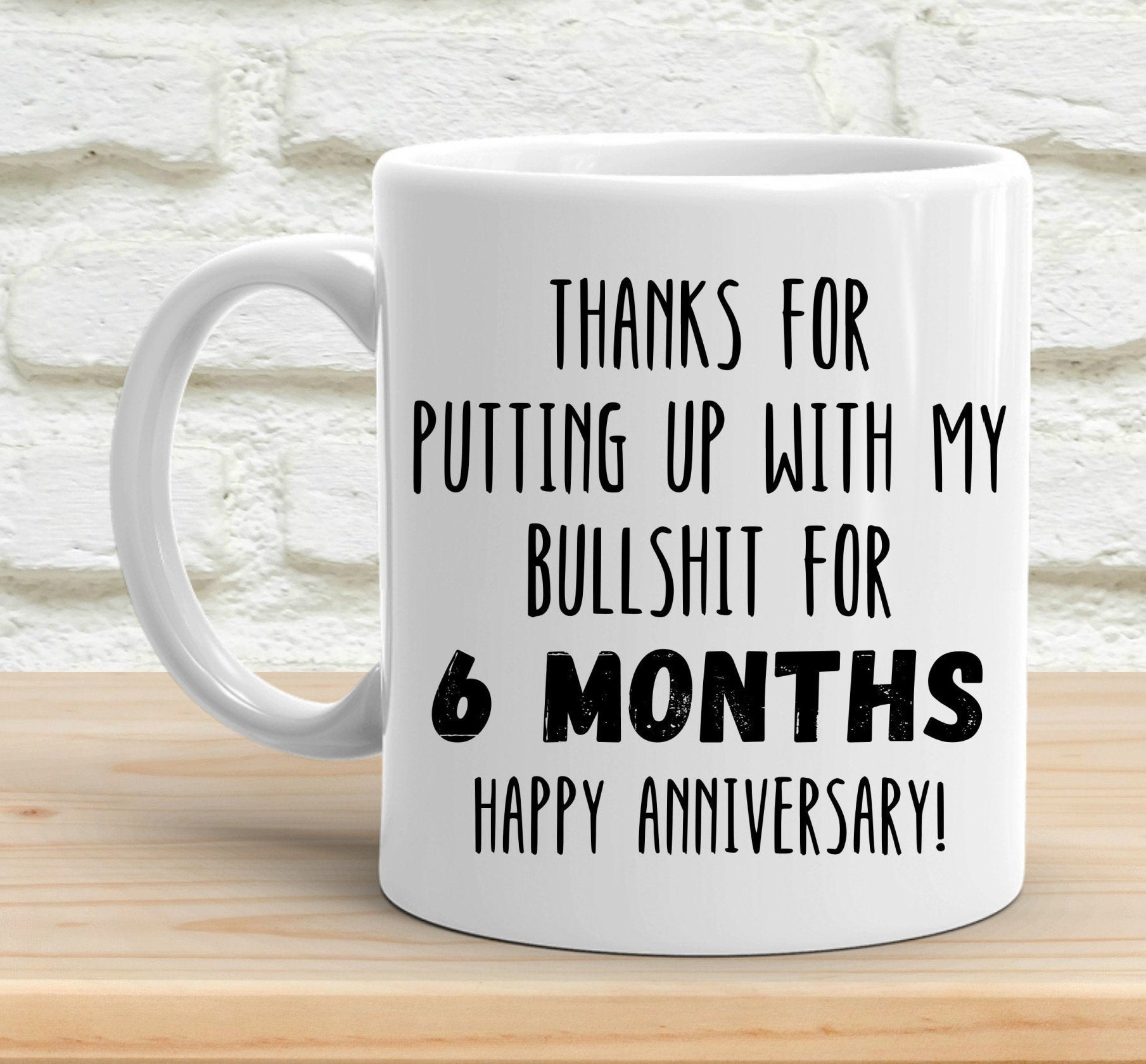 6 Month Anniversary Gift for Boyfriend 6 Month Anniversary | Etsy