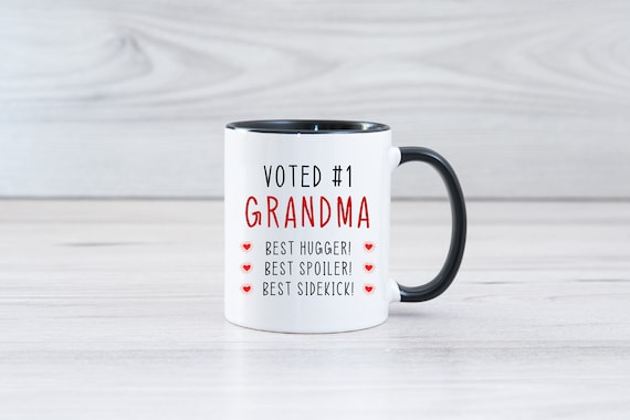 Best Grandma Coffee Mug, #1 Grandma Gift Idea, Birthday, Mother's Day,  Gifts From Grandkids, Grandparents Day, Best Grandma Ever Cup - Etsy
