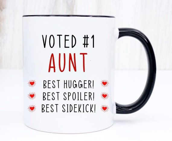 Best Aunt Coffee Mug, #1 Aunt Gift Idea, Worlds Best Auntie Ever Cup, Gifts  From Niece, Gifts From Nephew, Birthday, Mother's Day - Etsy