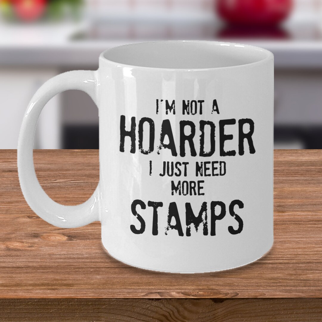 Stamp Collector Mug, Stamp Collector Gifts, Funny Stamp Collector Gift