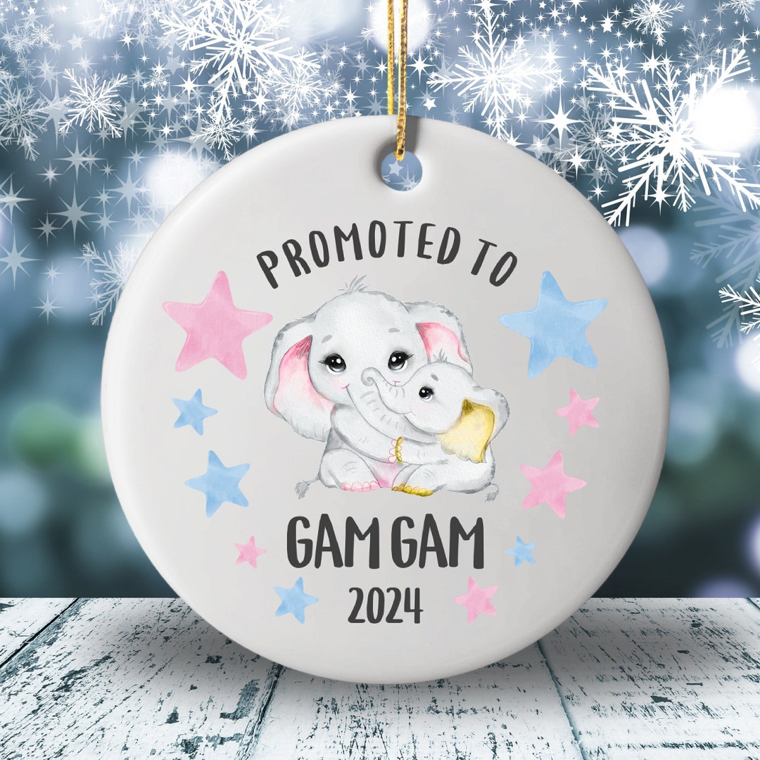 Promoted to Gam Gam 2024 Ornament, Gam Gam 2024 Gift, Gam Gam Christmas