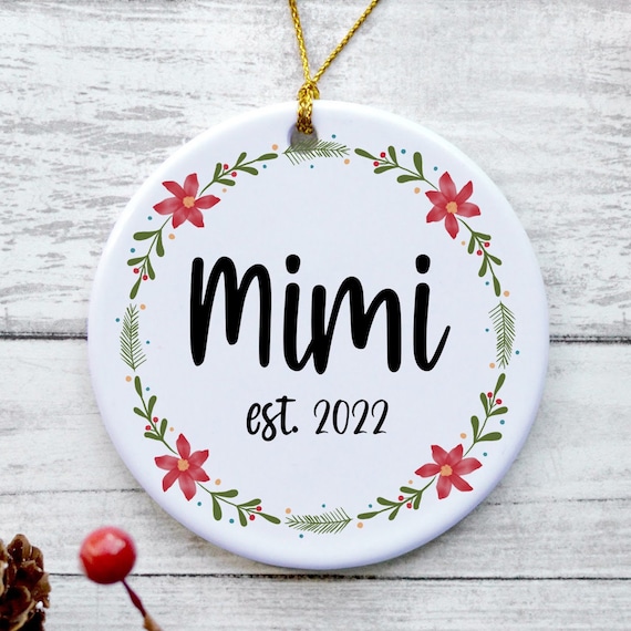 Mimis Christmas Dinner 2022 Mimi Est 2022 Christmas Ornament New Mimi Gifts For Women | Etsy
