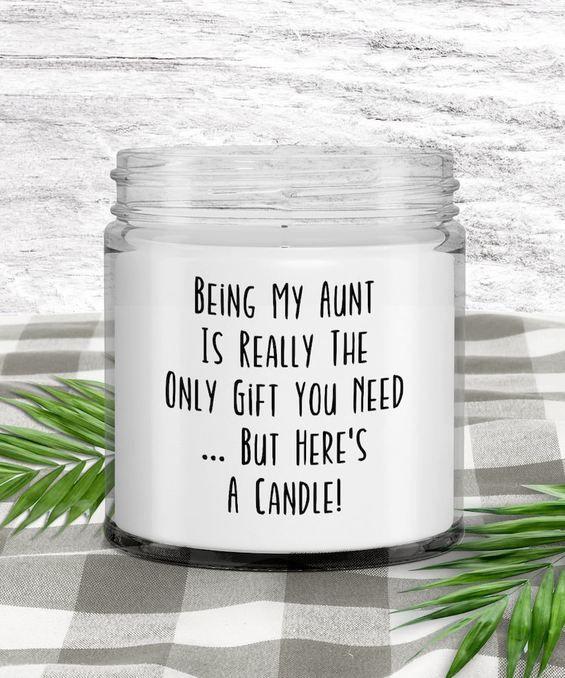 Aunt Gifts, Funny Candle for Aunts, Gifts From Niece Nephew, Aunt