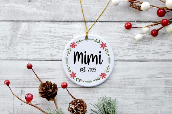 Mimis Christmas Dinner 2022 Mimi Est 2022 Christmas Ornament New Mimi Gifts For Women | Etsy