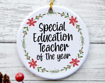 Sped Ornament, Sped Teacher Gifts, Sped Teacher Gifts for Women, Sped Teacher Christmas Gifts - Special Education Teacher of the Year