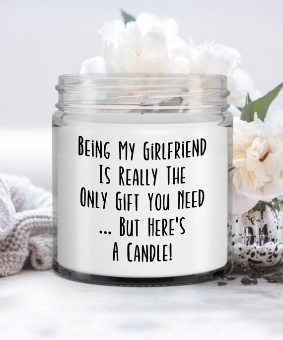 Girlfriend Gifts, Funny Candle for Girlfriend, Gift From Boyfriend, Girlfriend  Birthday Gifts for Women, Gag Gift Being My Girlfriend 