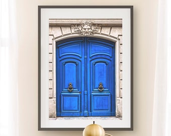 Paris Wall Print, Paris Printable, Paris Door Print, Paris Room Decor, Paris Wall Art, Large Poster Print, Instant Download