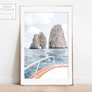 Capri Print, Italy Beach Print, Capri Poster